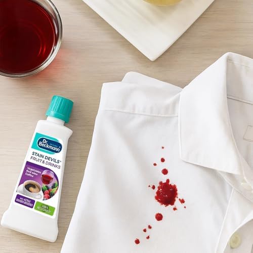 Stain Devils Fruit & Drink 50ML Stain Remover - Effectively Removes Red Wine, Coffee, Tea, Fruit Juice, Hot Chocolate St