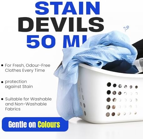 Stain Devils Fruit & Drink 50ML Stain Remover - Effectively Removes Red Wine, Coffee, Tea, Fruit Juice, Hot Chocolate St