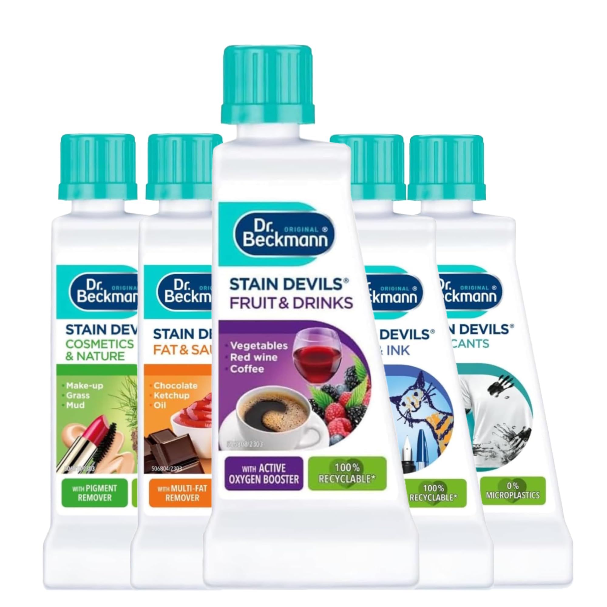 Stain Devils Fruit & Drink 50ML Stain Remover - Effectively Removes Red Wine, Coffee, Tea, Fruit Juice, Hot Chocolate St